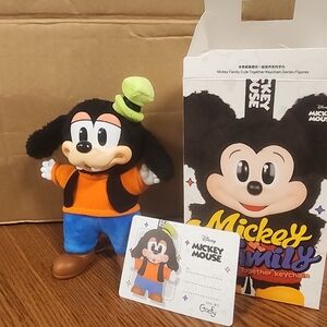 Disney Goofy Plush Keychain with Green Hat and Blue Pants POP MART LABUBU